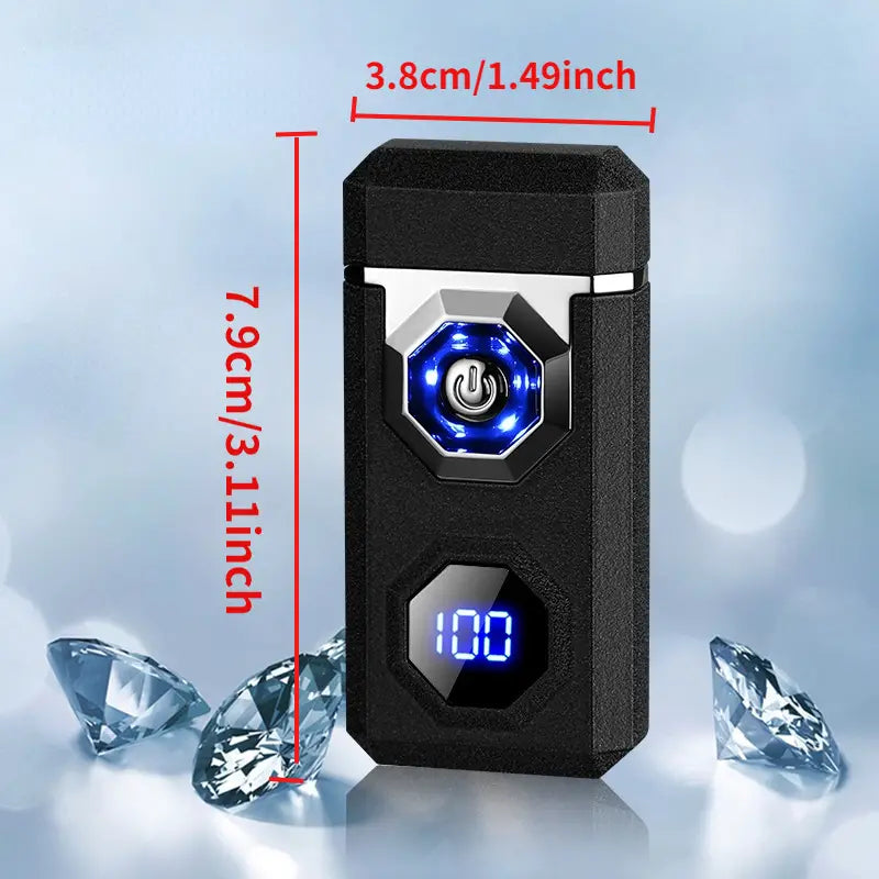 LED Display Fire Plasma Electric Lighter