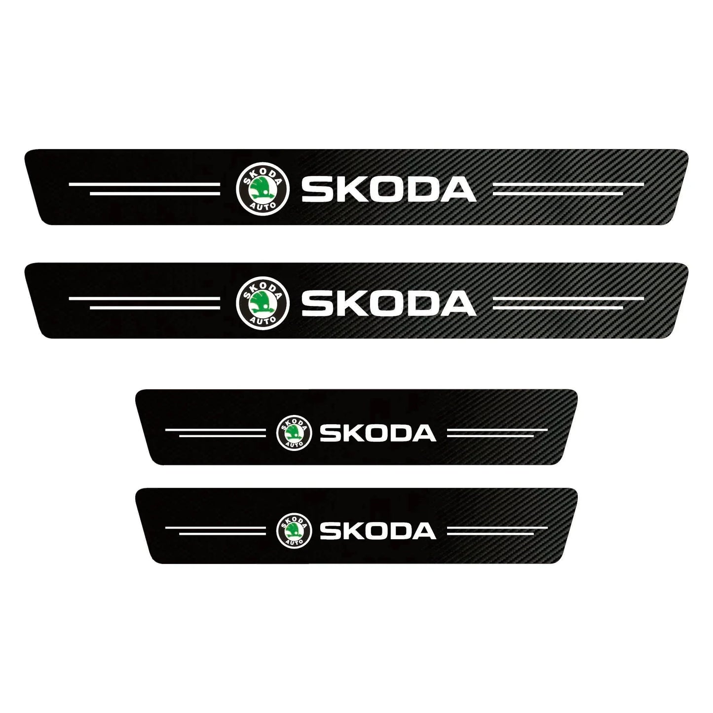 Emblaze - Carbon Fiber Door Sill Protector 8Pcs