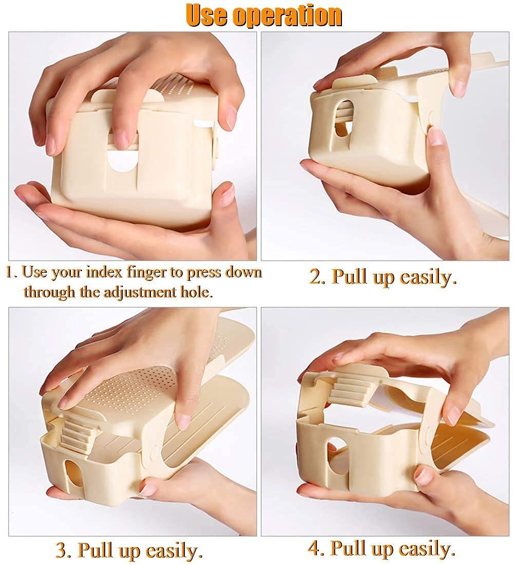 Space Saver Shoe Slots