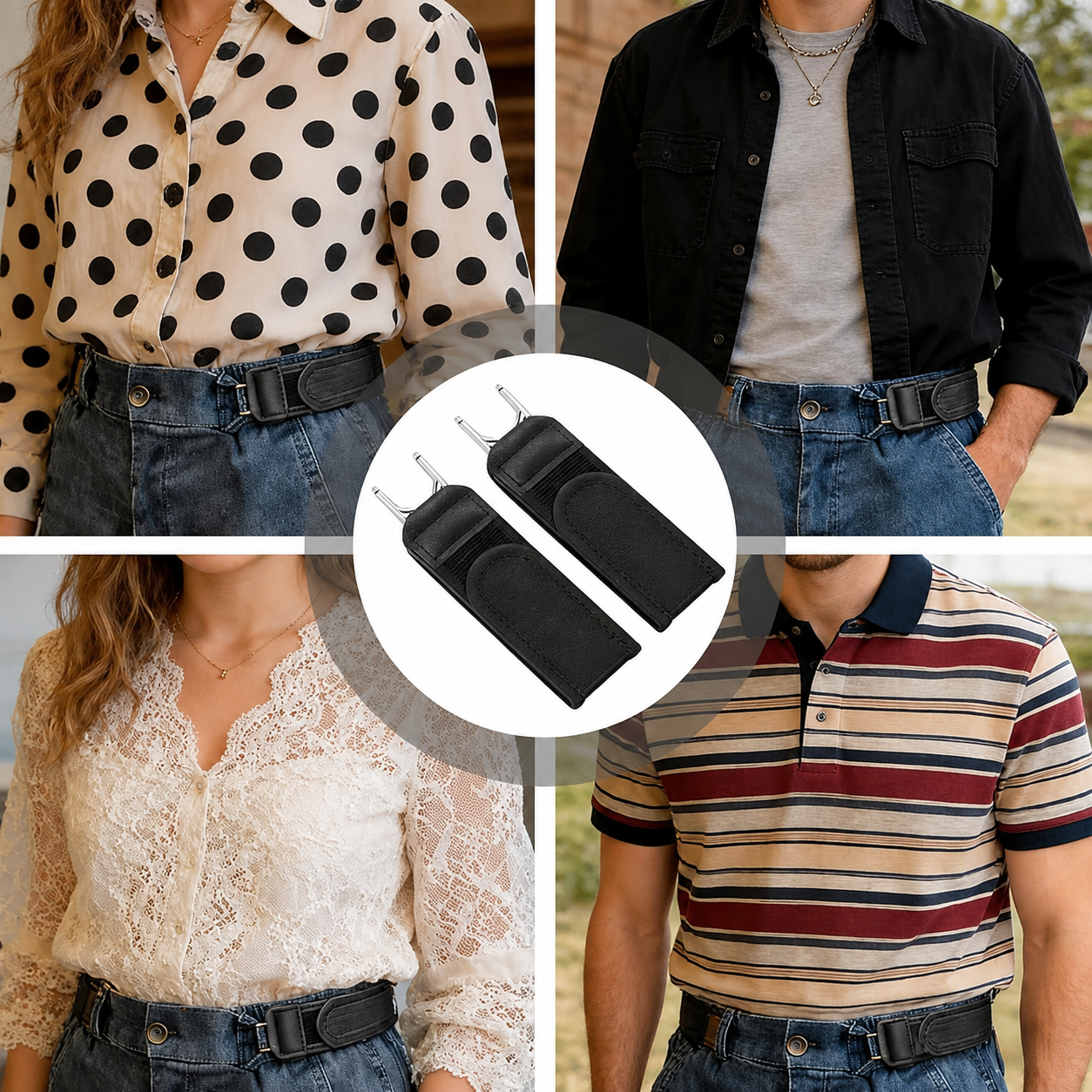 Buckleless Belt Hook | Easy Wear, Secure Hold | 60% off 🔥