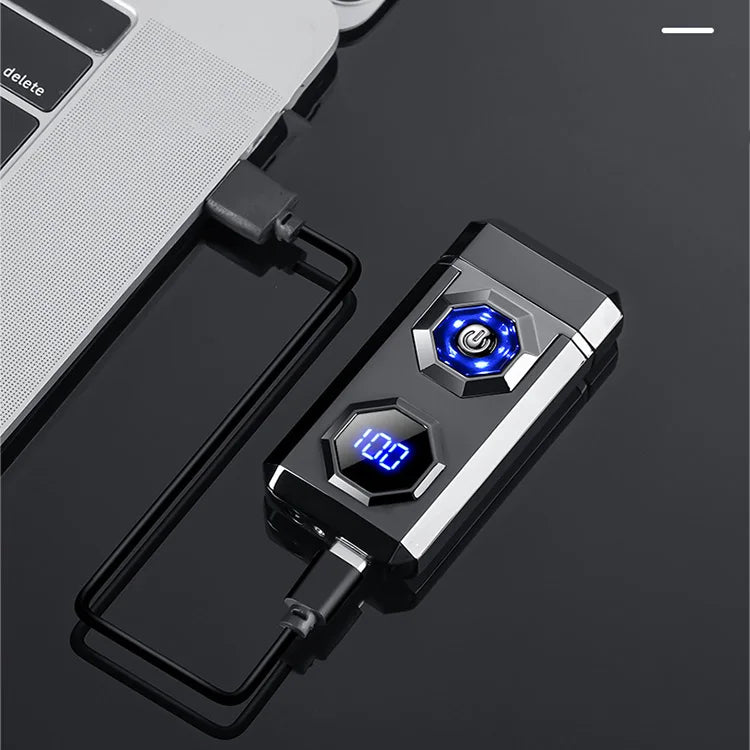 LED Display Fire Plasma Electric Lighter