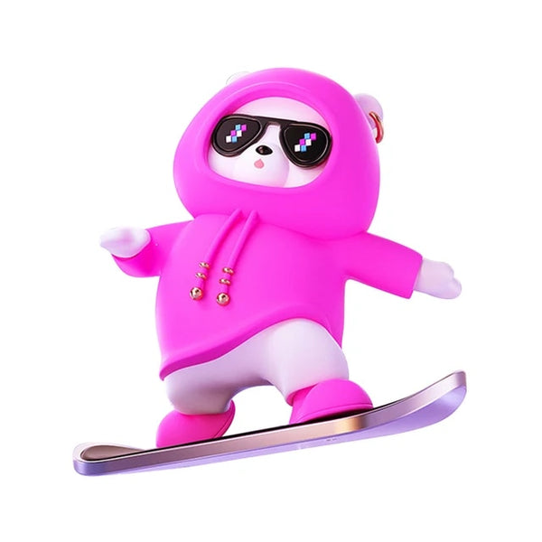 Car Mounted Sliding Cartoon Bear Toy