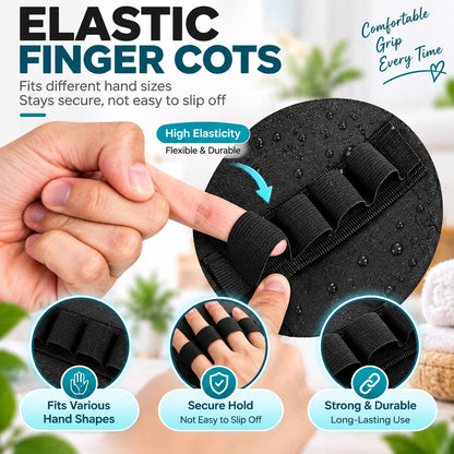 Soft Rubber Shower Scrubber | Gentle Body Exfoliator | Buy 2 Get 2 Free🔥