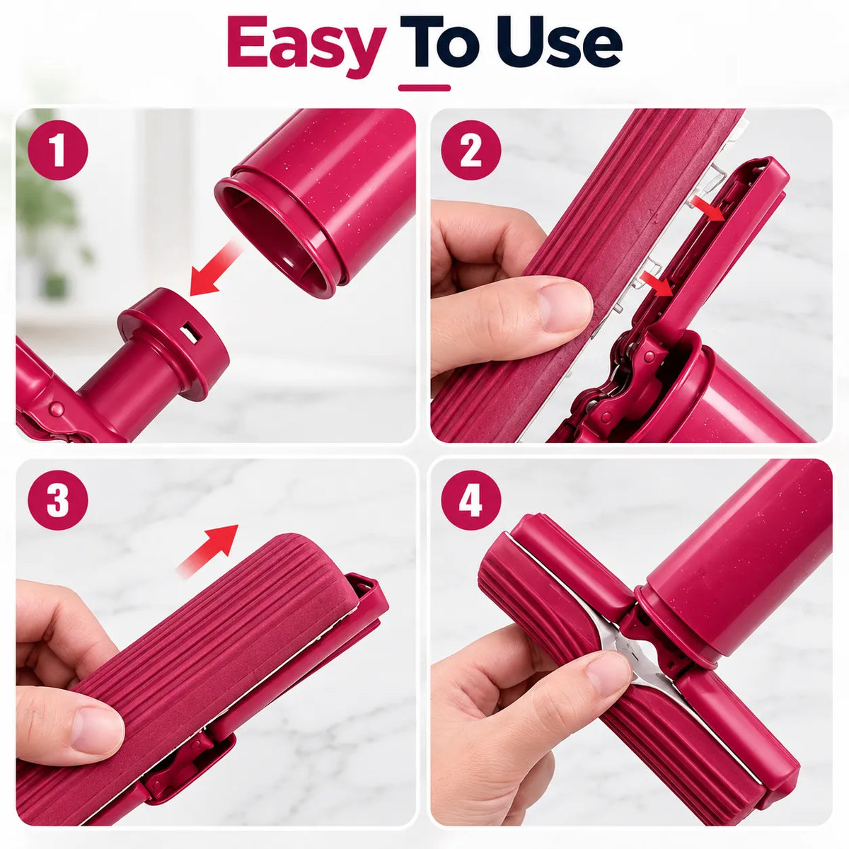 Multipurpose Mini Sponge Mop | Super Absorbent &amp; Reusable Cleaning Tool