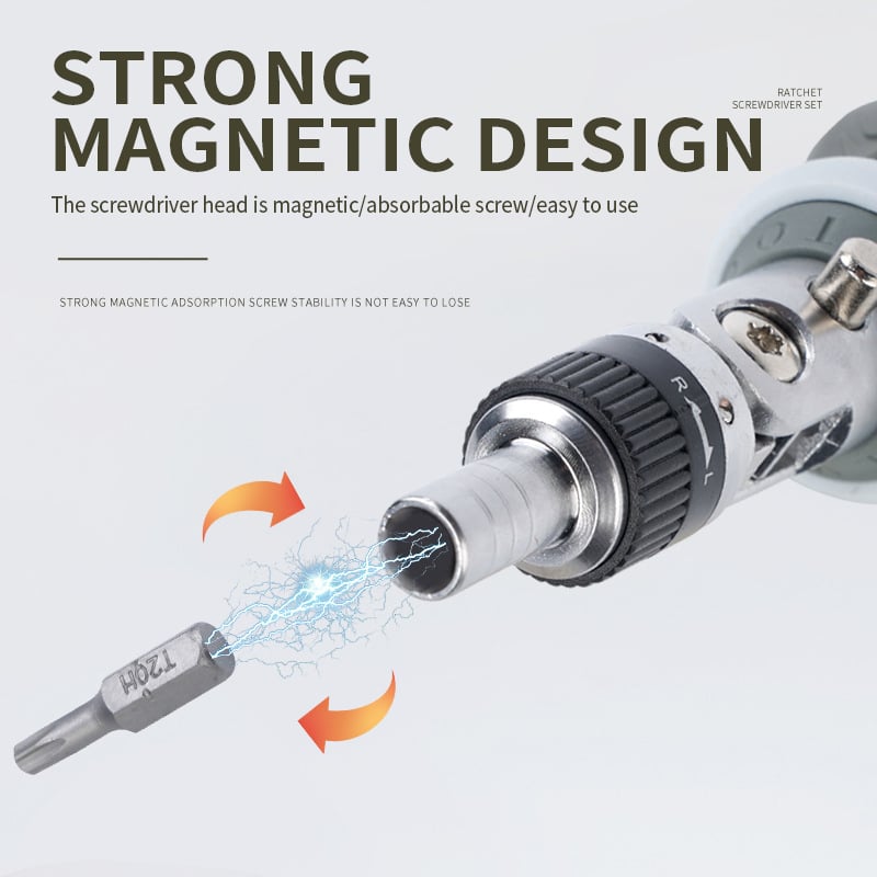 13 In 1 Mini Ratcheting Screwdriver Kit