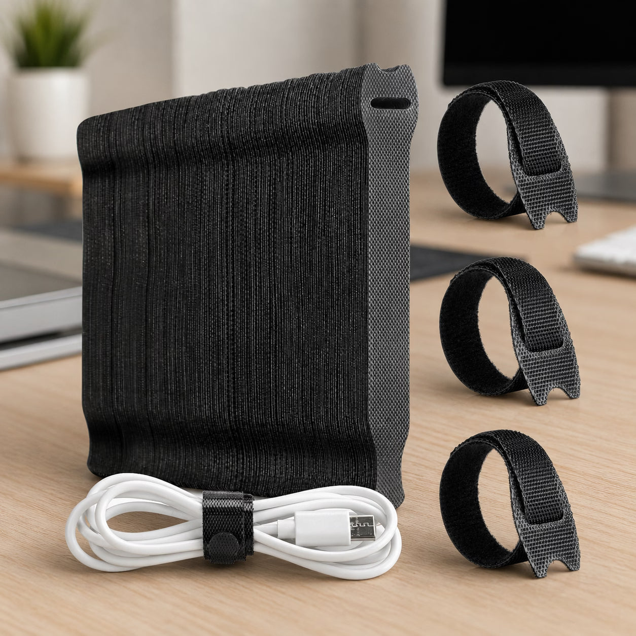 Cable Tidy Pro | Reusable Hook & Loop Straps | Multi-Purpose & Adjustable