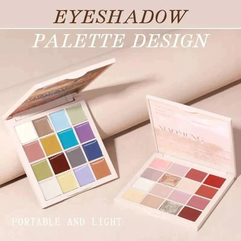 16 Colors Solid Nail Polish Platter