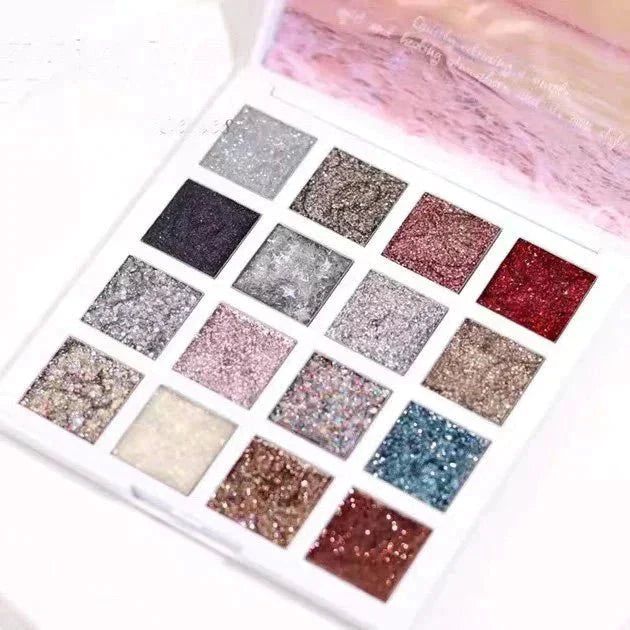 16 Colors Solid Nail Polish Platter