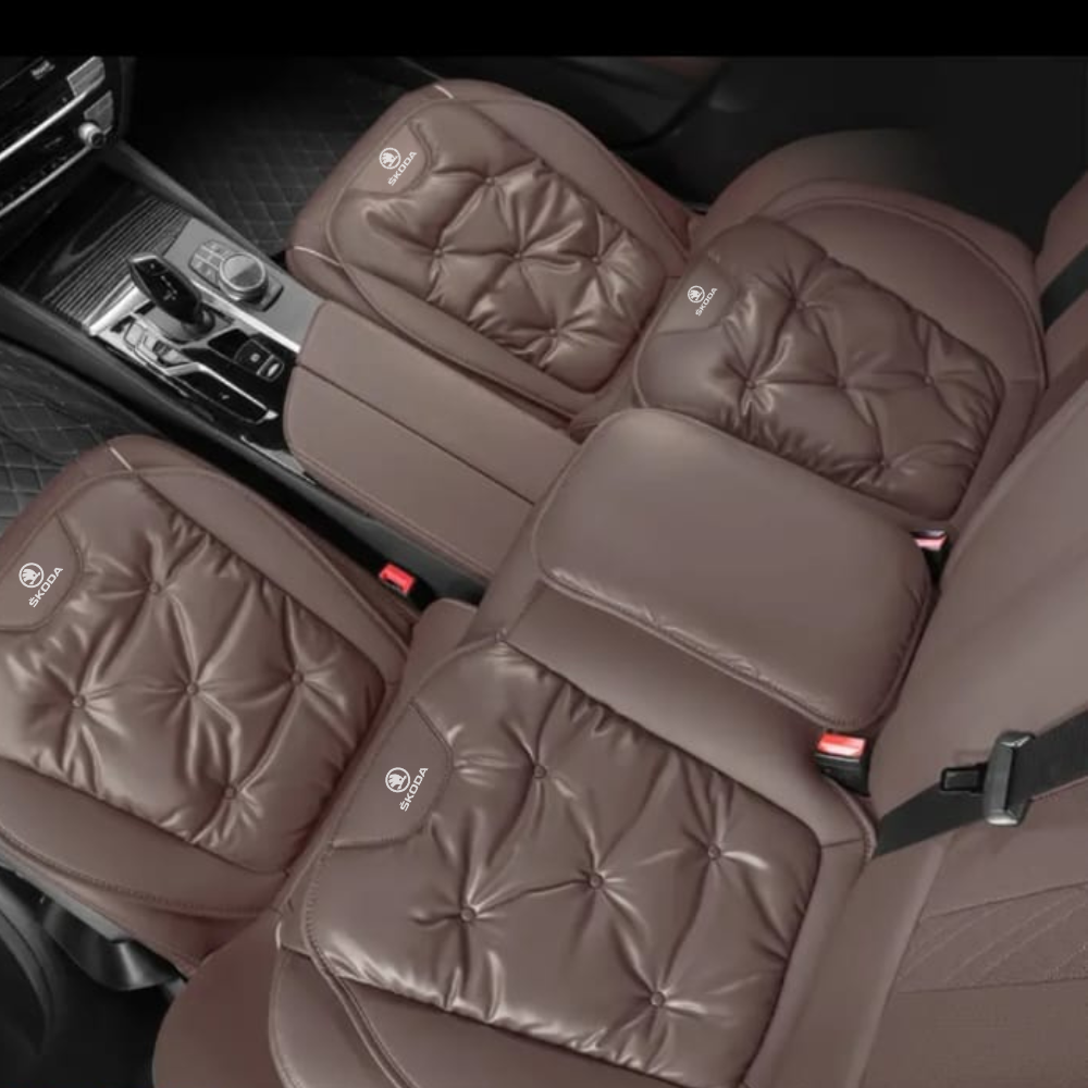 Luxury Anti-Stain Leather Car Seat Cushion