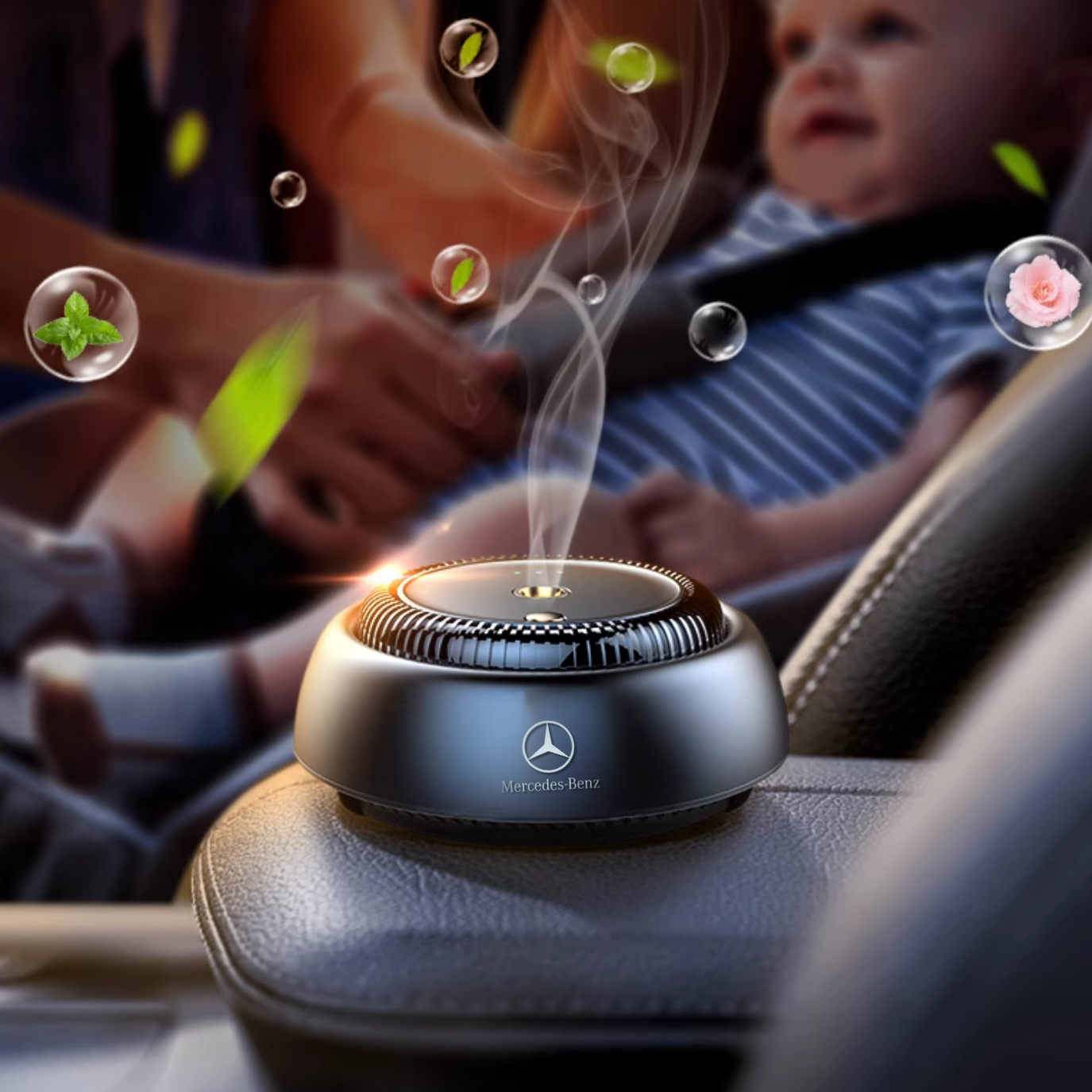 Solar Car Logo Smart Aroma Diffuser