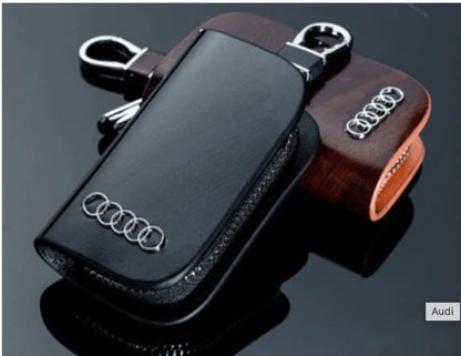 2023 New Style Car Logo Leather  Key Case - 50% OFF