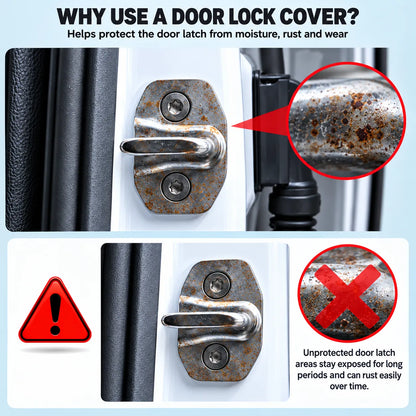 Premium Silicone Car Door Lock Protector | Anti-Scratch & Noise Reduction | 60% OFF 🔥