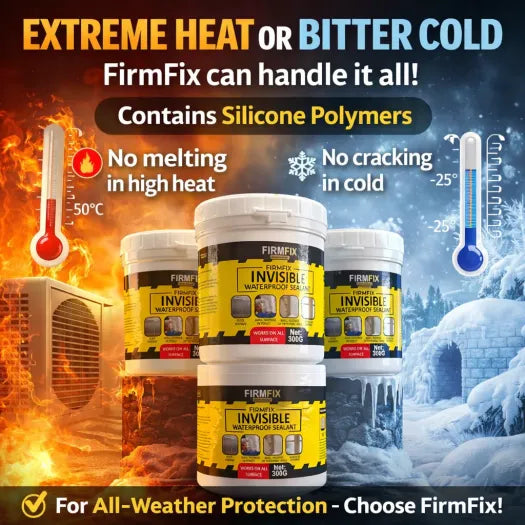 FirmFix Invisible Waterproof Sealant | Seals Cracks & Stops Leaks | 🔥 Buy 1 Get 1 FREE 🔥