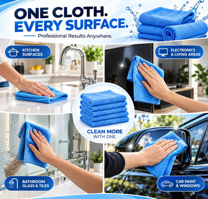 Reusable Magic Cleaning Cloth | Streak-Free &amp; Super Absorbent | 60% OFF 🔥