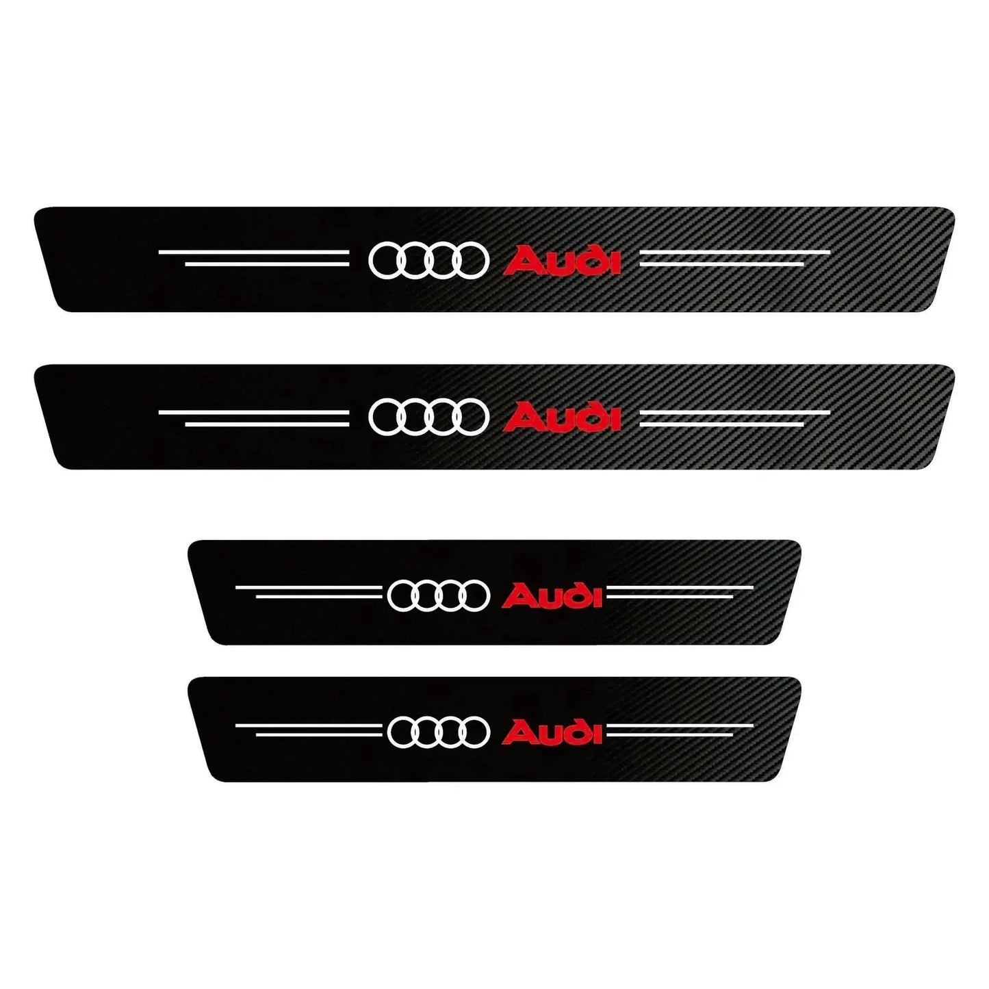 Emblaze - Carbon Fiber Door Sill Protector Pack of 8Pcs