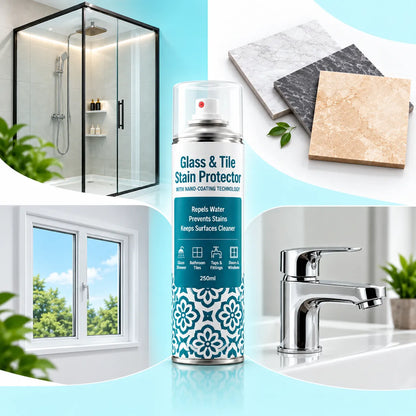 Glass & Tile Stain Protector | Hard Water Stain Repellent | Buy 1 Get 1 Free🔥