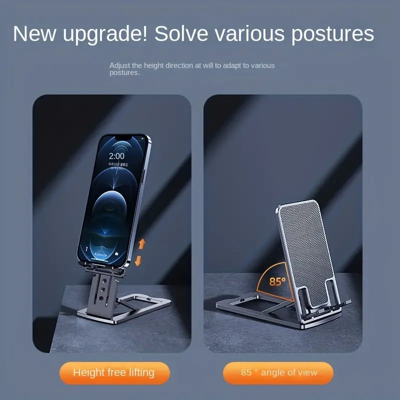 7-Level Height Adjustable Phone And Tablet Stand