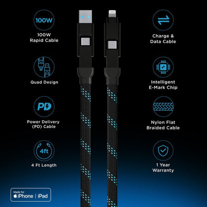 4 in 1 Charging Star Cable