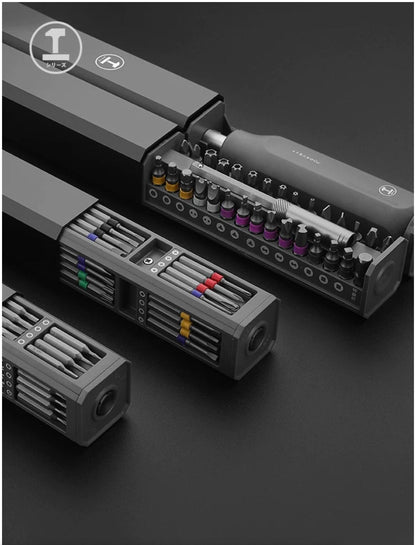 46-in-1 Compact Precision Screwdriver Set with Push Eject