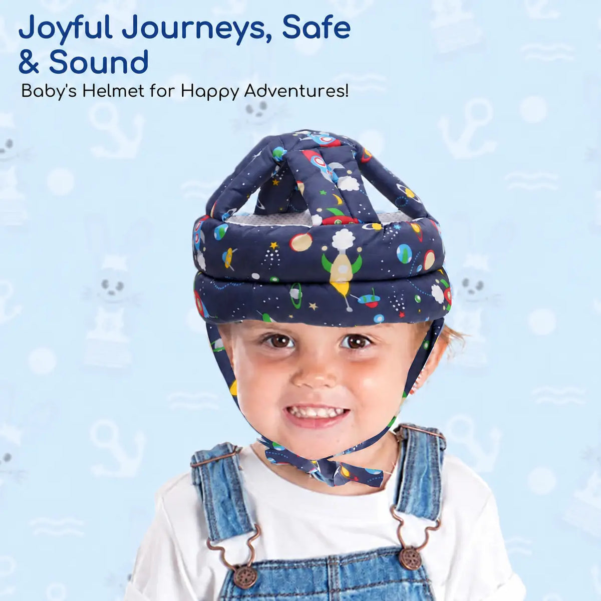 Baby Head Protector | Soft & Lightweight Safety Helmet | Buy 1 Get 1 Free🔥