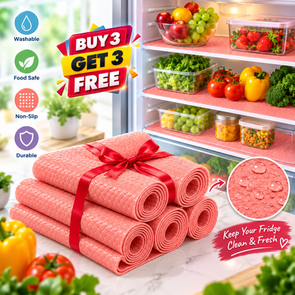 Reusable Fridge Shelf Liners Mats | Washable & Easy to Clean | Buy 3 Get 3 Free🔥