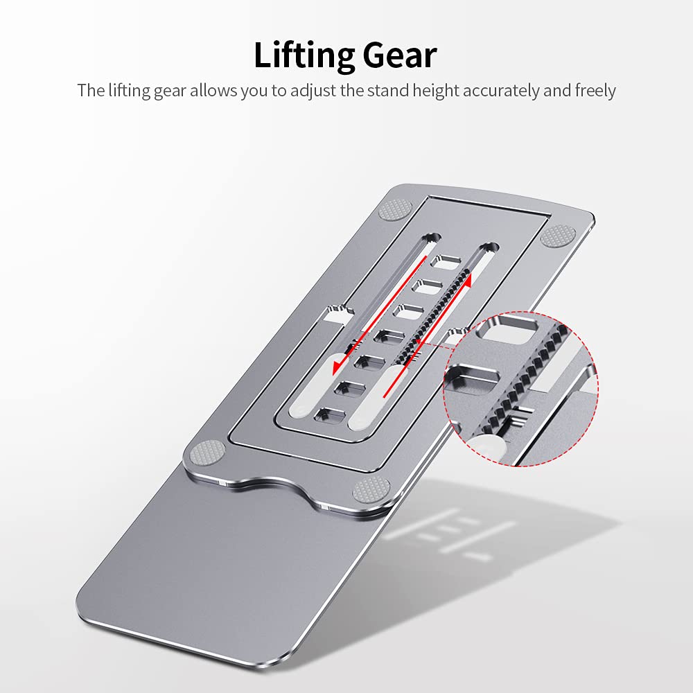 7-Level Height Adjustable Phone And Tablet Stand