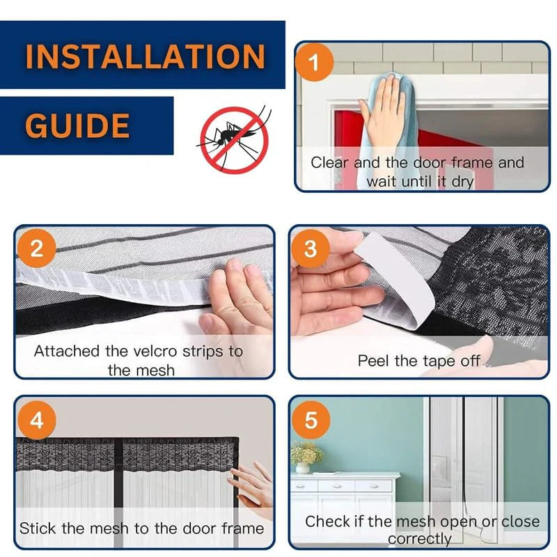 Magnetic Mosquito Net for Door protect