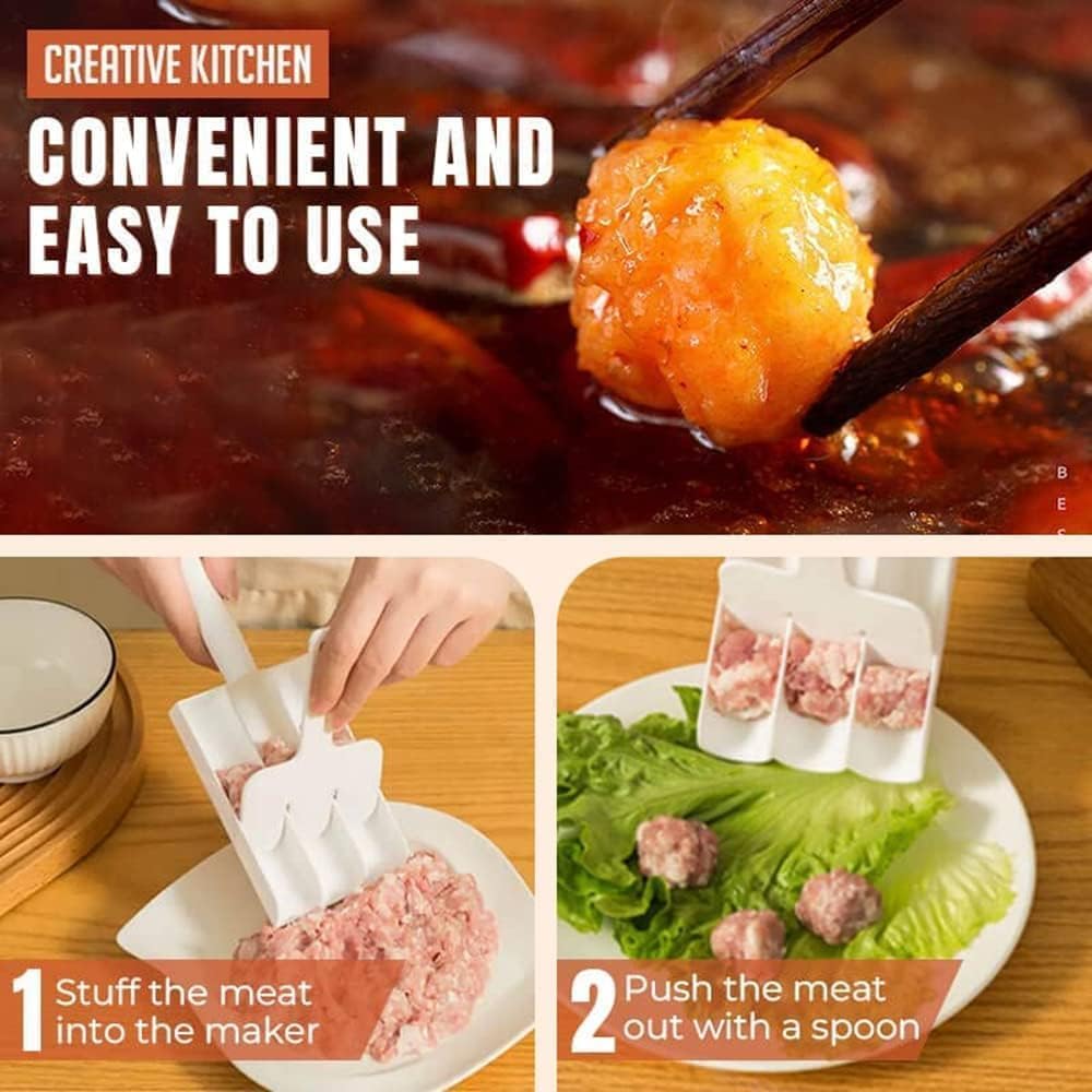 One-Press Ball & Kofta Maker | Buy 1 Get 1 Free 🔥