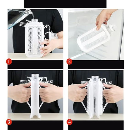 Ice Ball Maker Bottle | Makes Perfect Round Ice Balls | 2x Chilling Capacity 🔥