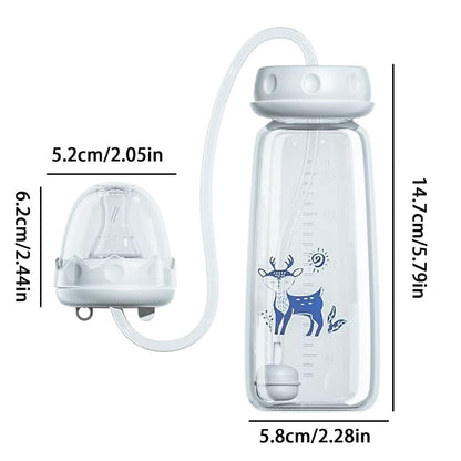Hands-Free Baby Feeding Bottle | Happy & Hassle-Free Feeding