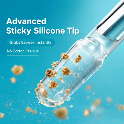 Sticky Ear Cleaner | Reusable Silicone Ear Wax Removal Tool | 60% OFF 🔥