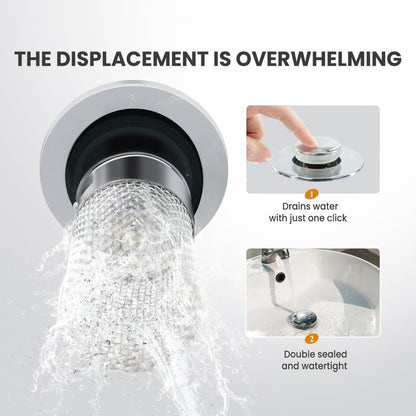 Stainless Steel Drain Strainer | Stops Hair, Dirt & Clogged Drains | 🔥 Buy 1 Get 1 FREE