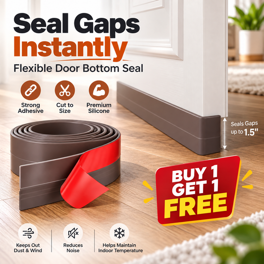 Door Bottom Seal Strip | Dust & Insect Protector | Buy 1 Get 1 Free 🔥