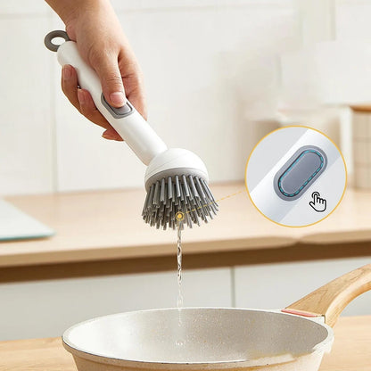 Soap Dispensing Cleaning Brush | Built-In Liquid Dispenser | 60% OFF 🔥