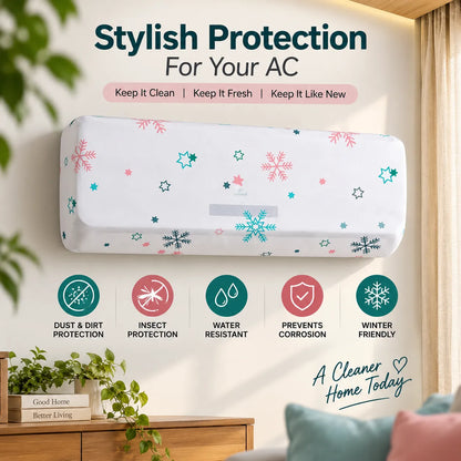 Indoor AC Cover | Dustproof & Water-Resistant Protection | 60% OFF🔥