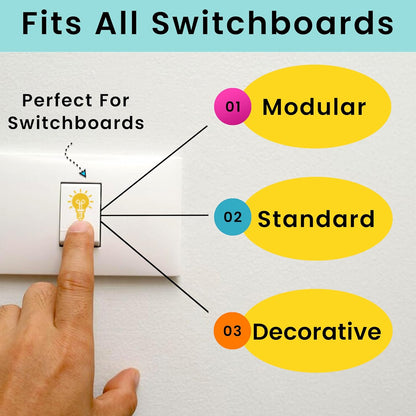 ✨ Gold Switch Stickers | Stylish Switchboard Makeover | Easy Peel & Stick