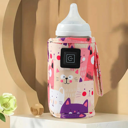 Baby Bottle Heating Bag | Portable Milk Warmer |Buy 1 Get 1 Free 🔥