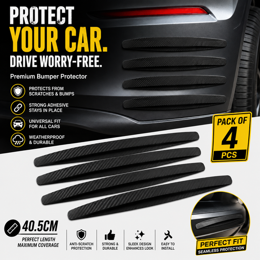 Universal Car Bumper Protection | Scratch & Impact Protection | 50% OFF Today Only (Pack Of 4)💥