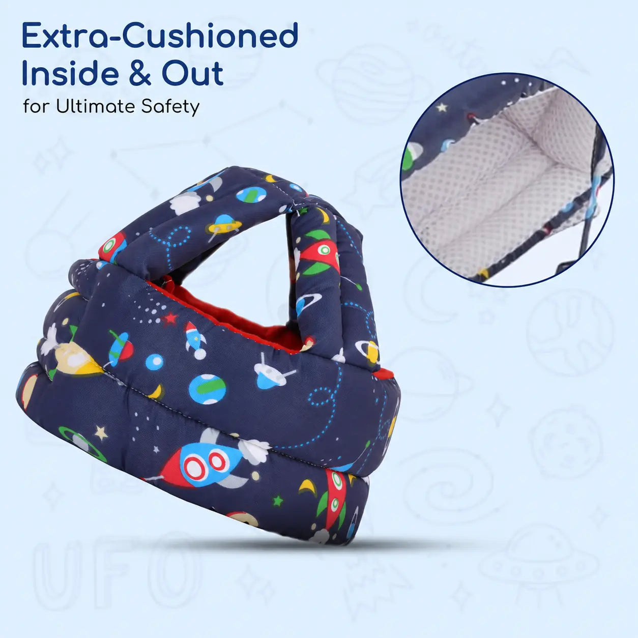 Baby Head Protector | Soft & Lightweight Safety Helmet | Buy 1 Get 1 Free🔥
