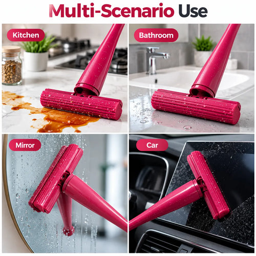 Multipurpose Mini Sponge Mop | Super Absorbent &amp; Reusable Cleaning Tool