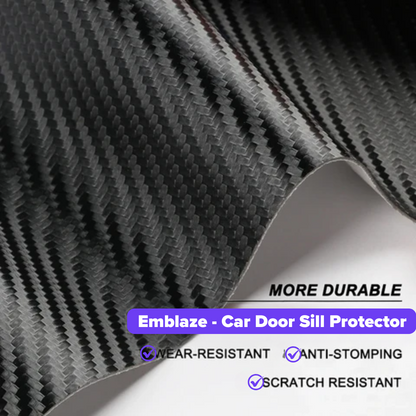 Emblaze - Carbon Fiber Door Sill Protector 8PCS