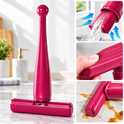 Multipurpose Mini Sponge Mop | Super Absorbent &amp; Reusable Cleaning Tool