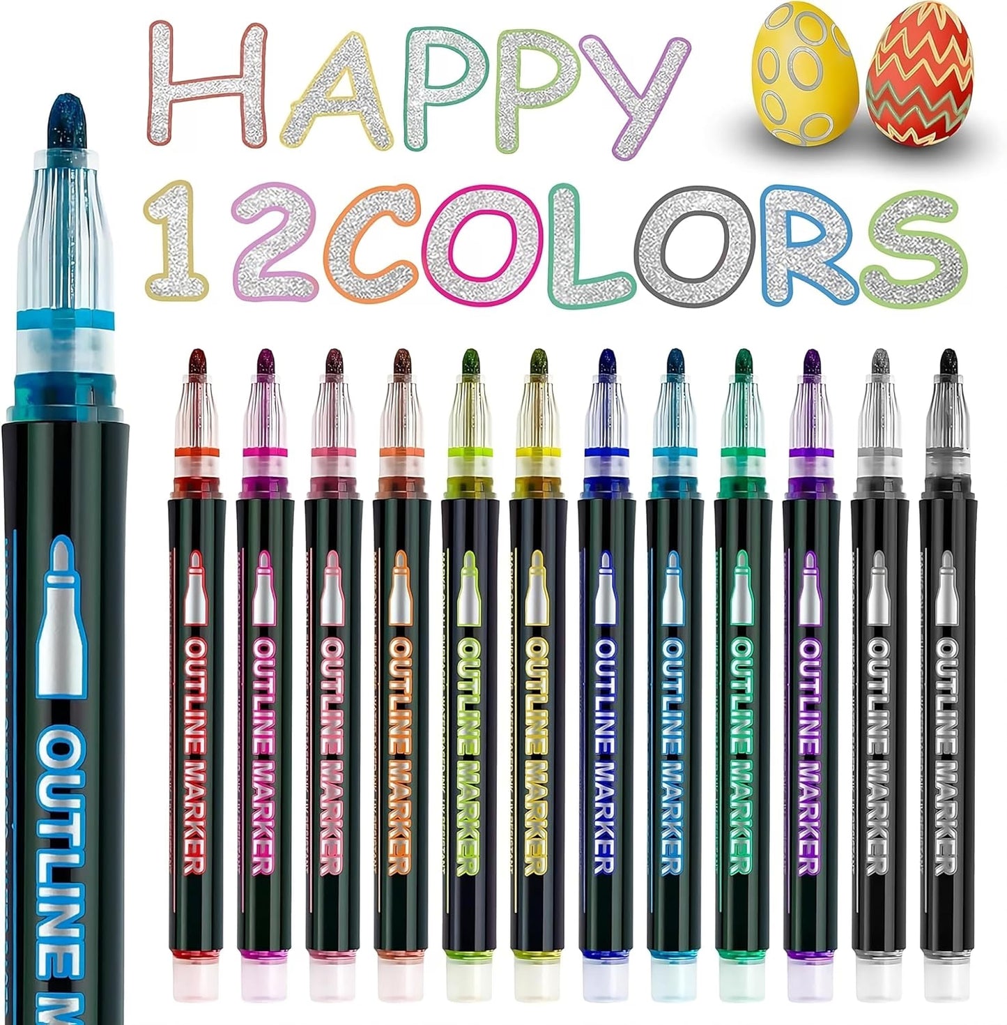 Dual-Stroke Markers | Turn Ordinary Writing into Art