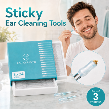 Sticky Ear Cleaner | Reusable Silicone Ear Wax Removal Tool | 60% OFF 🔥