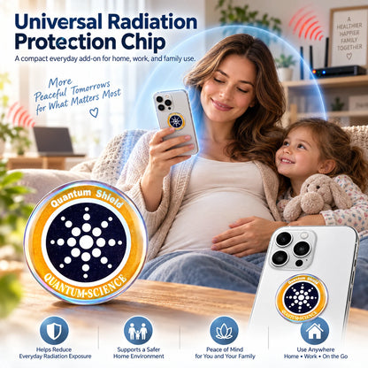 Universal Radiation Protection Chip | Easy Stick-On Design | 60% OFF 🔥