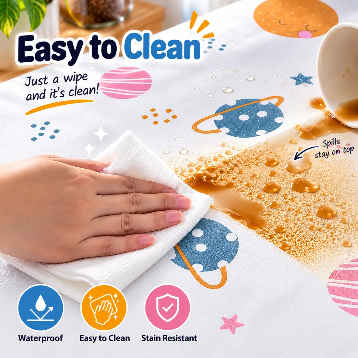 Fridge Cover with 6 Pockets | Waterproof & Dust Protection | Buy 1 Get 1 Free🔥