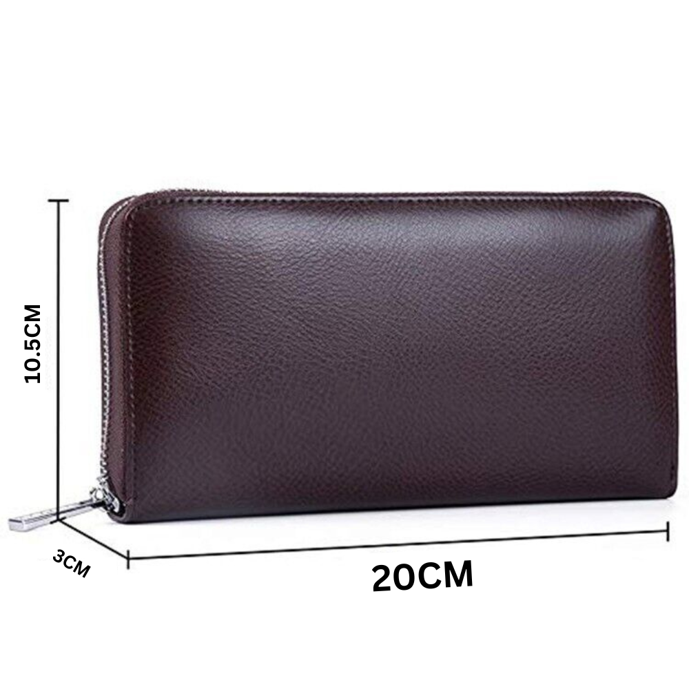 Unisex Anti-Credit Card Fraud Multi-compartment Wallet