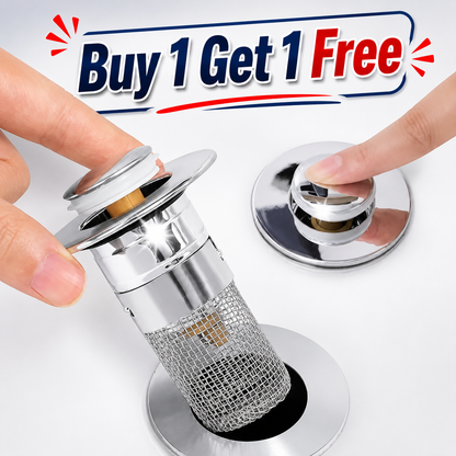 Stainless Steel Drain Strainer | Stops Hair, Dirt & Clogged Drains | 🔥 Buy 1 Get 1 FREE