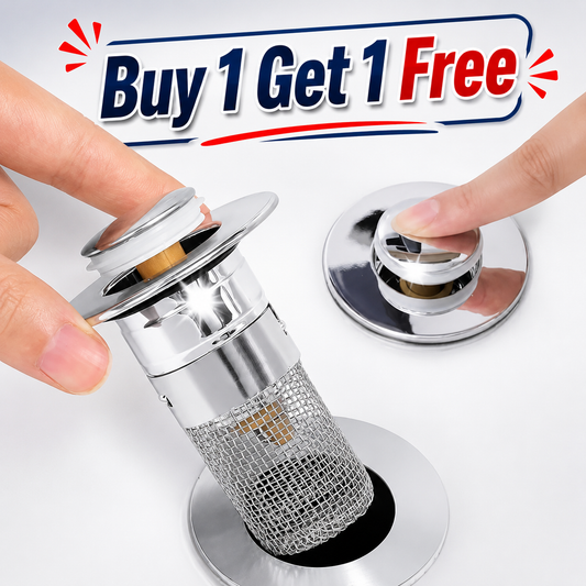 Stainless Steel Drain Strainer | Stops Hair, Dirt & Clogged Drains | 🔥 Buy 1 Get 1 FREE
