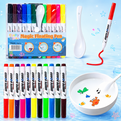 Water Art Magic Pens | Draw, Float & Reuse |🔥Buy 1 Get 1 Free 🔥